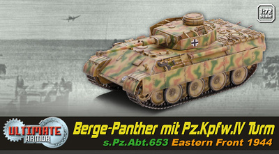 Berge-Panther mit Pz.Kpfw.IV Turm. sPz.Abt.653, Russia 1944, 1:72, Dragon Armor