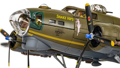 Boeing B-17G 42-31713 (UX-T) ‘Snake Hips’, 327th BS, 92nd BG, Podington, 24th August 1944, 1:72, Corgi