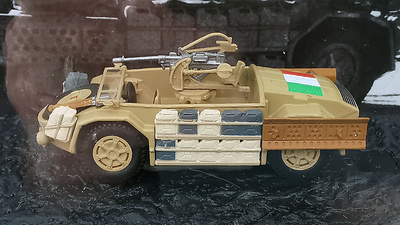 Camionetta Desetica AS 42 "Sahariana", Raggruppamento Sahariana, Tunisia, 1943, 1:72, Altaya