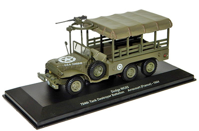 Dodge WC63, 704th Tank Destroyer Battalion, Arracourt, 1944, 1:43, Atlas