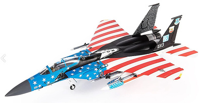 F-15C Eagle, 144th Squadron USAF, 75th Anniversary, Fresno Air Base, California, 2022, 1:72, JC Wings