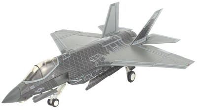 F-35C Lightning II, USN VX-9 Vampires, Black Chrome Finish, NAS Point Mugu, 2022, 1:72, Hobby Master