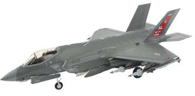 F35A Lightning II USAF, "Red Tail" 18-5420, 187 FW, Alabama ANG, Feb., 2024, 1:72, Hobby Master