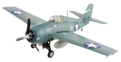 F4F-4 Wildcat US Navy, "Battle of Santa Cruz", Lt. Swede Vejtasa, USS Enterprise, 1942, 1:48, Hobby Master