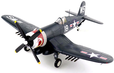 F4U-4 Corsair, "Death Rattlers", USS Sicily, June, 1951, 1:48, Hobby Master