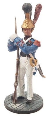 Firefighter with ceremonial costume, France, 1821, 1:30, Del Prado