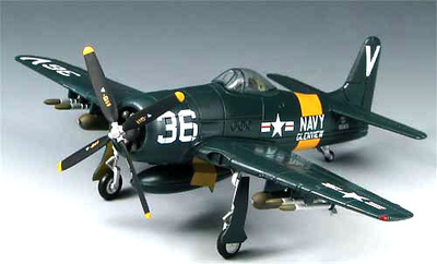 Grumman F8F-1 Bearcat, US Navy Air Reserve Glenview, 1950's, 1:72, SkyMax