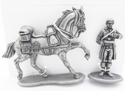 Horse of the Sergeant of the 25th Line Dragons Regiment, House Helper of the Imperial Houses, 1:24, Atlas Editions