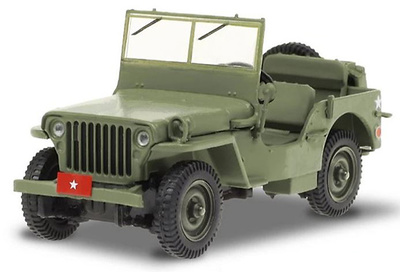 Jeep Willis MB, Army Brigadier General, 1942, 1:43, Greenlight