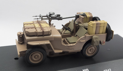 Jeep Willis MB, Special Air Service (SAS), Libya, 1942, 1:43, Atlas 