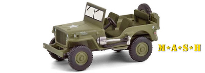 Jeep Willys MB (1942) "MASH", 1:64, Greenlight