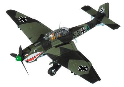 Ju87B1, St.G77, Stab II, S2+AC, Major Alfons Orthofer, Breslau, Germany 1939, 1:72, Corgi