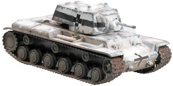 KV-1 Captured, 1941, winter camouflage, 1:72, Easy Model