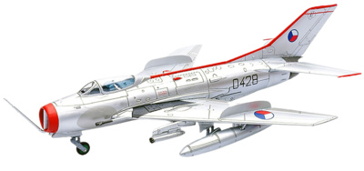 MIG-19S (S-105) Farmer C,Black 0428, 1st Flight, Czechoslovak AF, Bechyne AB, 1964, 1:72, Panzerkampf