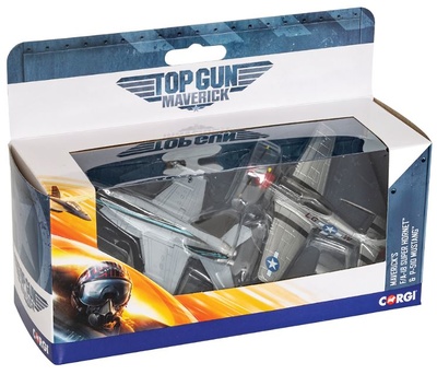 Maverick’s F/A-18 Super Hornet & P-51D Mustang (Top Gun Maverick, 2021), 1:170, Corgi