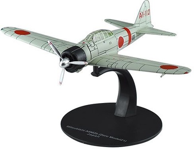 Mitsubishi A6M2b Zero Model 21, World War 2, Japanese Navy, 1:72, DeAgostini