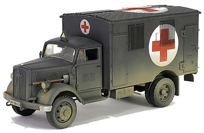 Opel BLITZ GERMAN 4x4 AMBULANCE 1940, 1:32, Forces of Valor