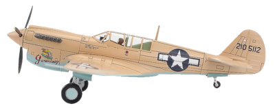 P-40N Warhawk, USAAF, Bruce Campbell, Mankin Island, 1943, 1:72, Hobby Master