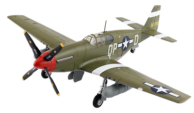 P-51B Mustang "Steve Pisanos" 36798, 4th FG, 334th FS, May 1944, 1:48, Hobby Master