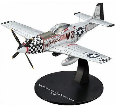 P-51D Mustang, W.W. II, USA, 1:72, DeAgostini