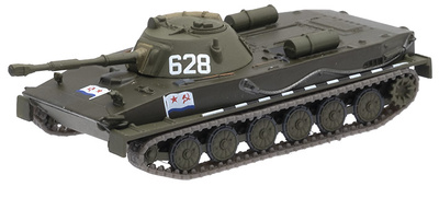 PT-76, Amphibious Combat Tank, Soviet Army, 1953/1969, 1:72, DeAgostini