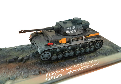 Pz.Kpfw IV Ausf.G (Sd.Kfz.161/1) 19.Pz.Div., Sgfonovo, USSR, 1942, 1:72, Altaya