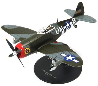 Republic P-47D Thunderbolt "Razorback", 1944, 1:72, Altaya