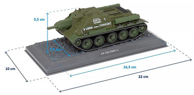 SU-122, USSR, 1943, 1/43, Atlas