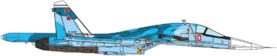 SU-34 Fullback, Kubinka AB, , Russian Air Force, 2017, 1:72, JC Wings