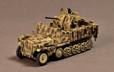 Sd.Kfz.10/5 Demag D7 Flak 38, Alemania, 1943, 1:72, War Master