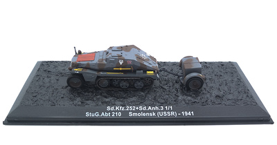 Sd.Kfz.252+Sd.Anh.3 1/1 StuG.Abt210 Smolensk (USSR), 1941, 1:72, Altaya