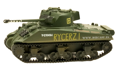 Sherman Firefly, Polish 1st Armoured Division, 1945, 1:72, Amercom