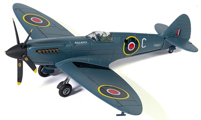 Spitfire PR.XIX, G-RRGN PS853, Rolls Royce Heritage Hangar, 1:72, Corgi 