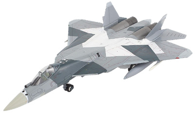 Sukhoi SU57 Stealth Fighter, Russian Air Force, "Bandit", 1:72, Hobby Master