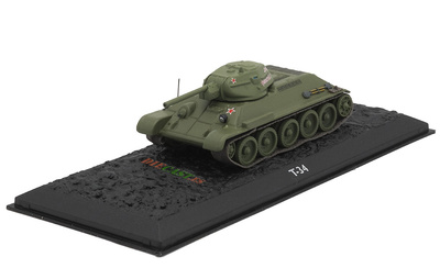 T-34, Soviet Union, 1940/58, 1:72, Atlas Editions