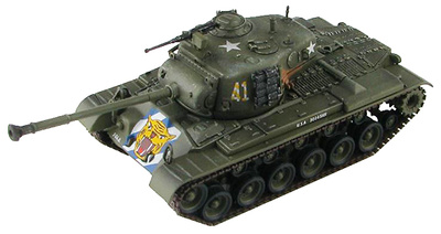 US M46 Patton Medium Tank 64th Tank Battalion, Imjin River, Spring 1951, 1:72, Hobby Master 