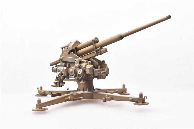 128mm Flak40 con Kreuzlafette, 1944, Alemania, 1944, 1:72, Modelcollect 