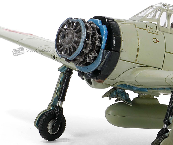 A6M2 Zero-Sen/Zeke, IJNAS Akagi Hikotai, Pearl Harbor, 7 Diciembre, 1941, 1:72, Forces of Valor 