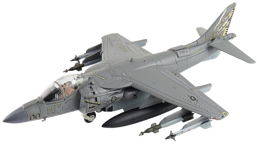 AV-8B Harrier II, USMC VMA-242 Tigers, WH00, MCAS Cherry Point, NC, 2019, 1:72, Hobby Master 