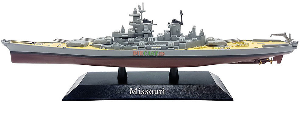 Acorazado Missouri, Armada Estadounidense, 1944, 1:1250, DeAgostini 
