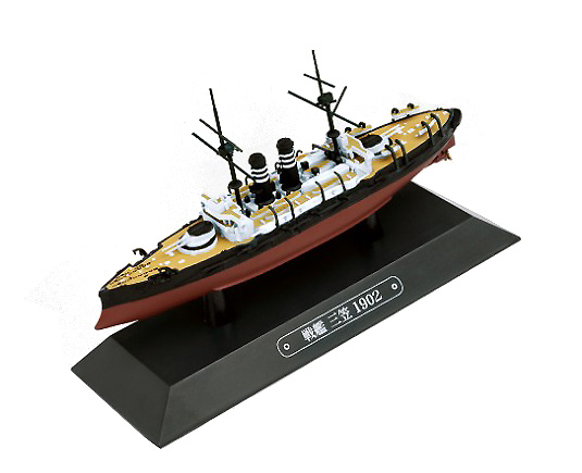 Acorazado japonés Mikasa, 1902, 1:1100, Eaglemoss 