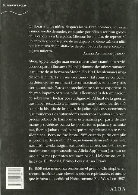 Alicia, la historia de mi vida (Libro) 