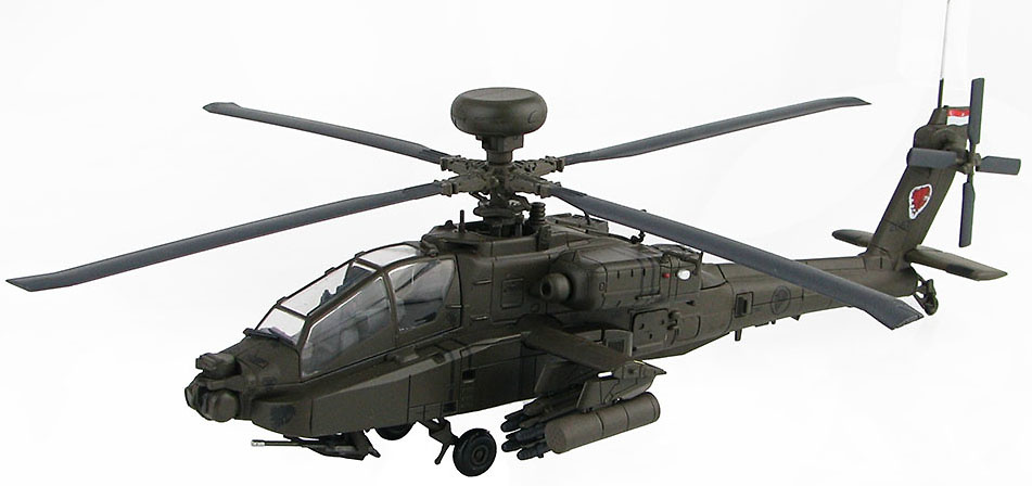 Apache AH-64D Longbow 2067, 120th Sqn., Fuerza Aérea de la República de Singapur, 2016, 1:72, Hobby Master 