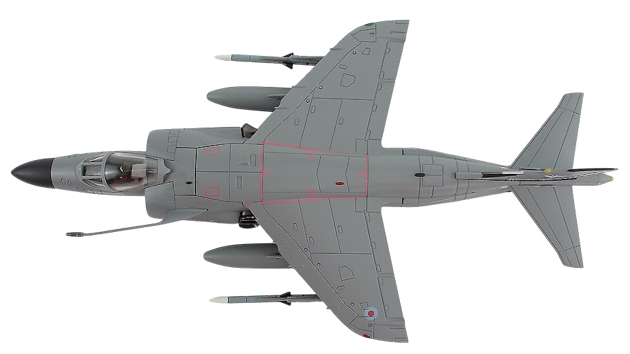 BAe Sea Harrier FA.Mk 2, RNFAA, ZH796, 2002, w/Sea Eagle Missiles, 1:72, Hobby Master 