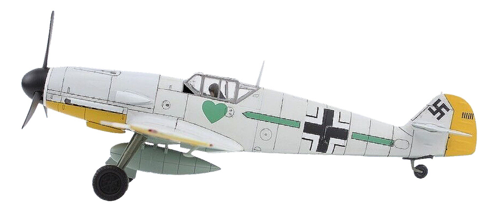 BF 109F-4, Stab/JG 54, Staraya, volado por Otto Kath, Unión Soviética, 1941, 1:48, Hobby Master 