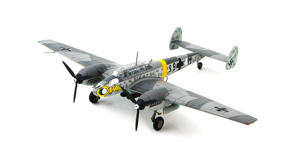 BF 110E S9+AM, 4. Staffel, ZG 1, Invierno, 1941/42, 1:72, Hobby Master 