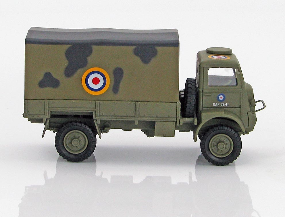 Bedford QLD, Camión de Carga de la RAF, Segunda Guerra Mundial, 1:72, Hobby Master 