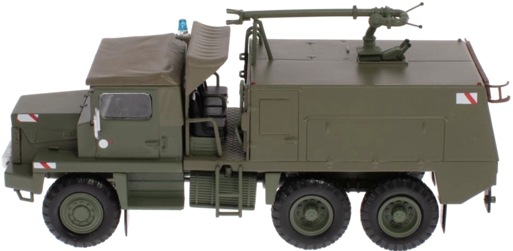 Berliet GBC 8KT, Camión de Bomberos de Aeropuerto, 1:43, Altaya militar 