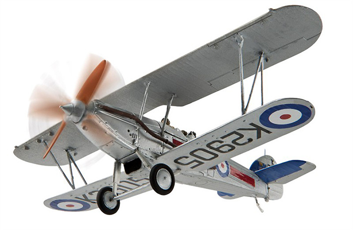 Biplano Hawker Demon, K2905, 41 Sqn, C Flight, RAF Northolt, Otoño, 1934, 1:72, Corgi 