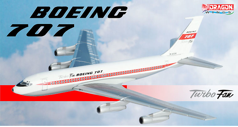 Boeing 707 Turbo Fan, N-93134, 1:400, Dragon Wings 